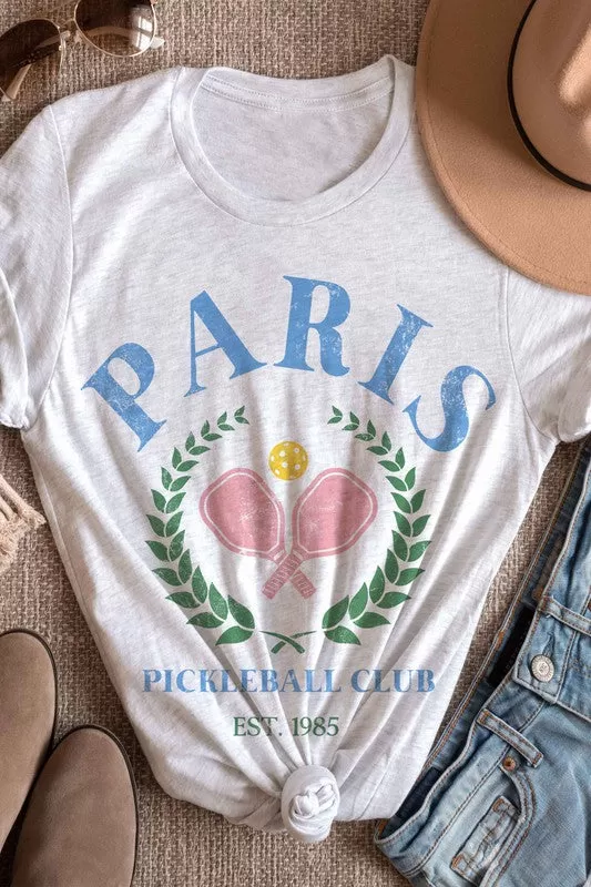 PARIS PICKLEBALL CLUB GRAPHIC TEE