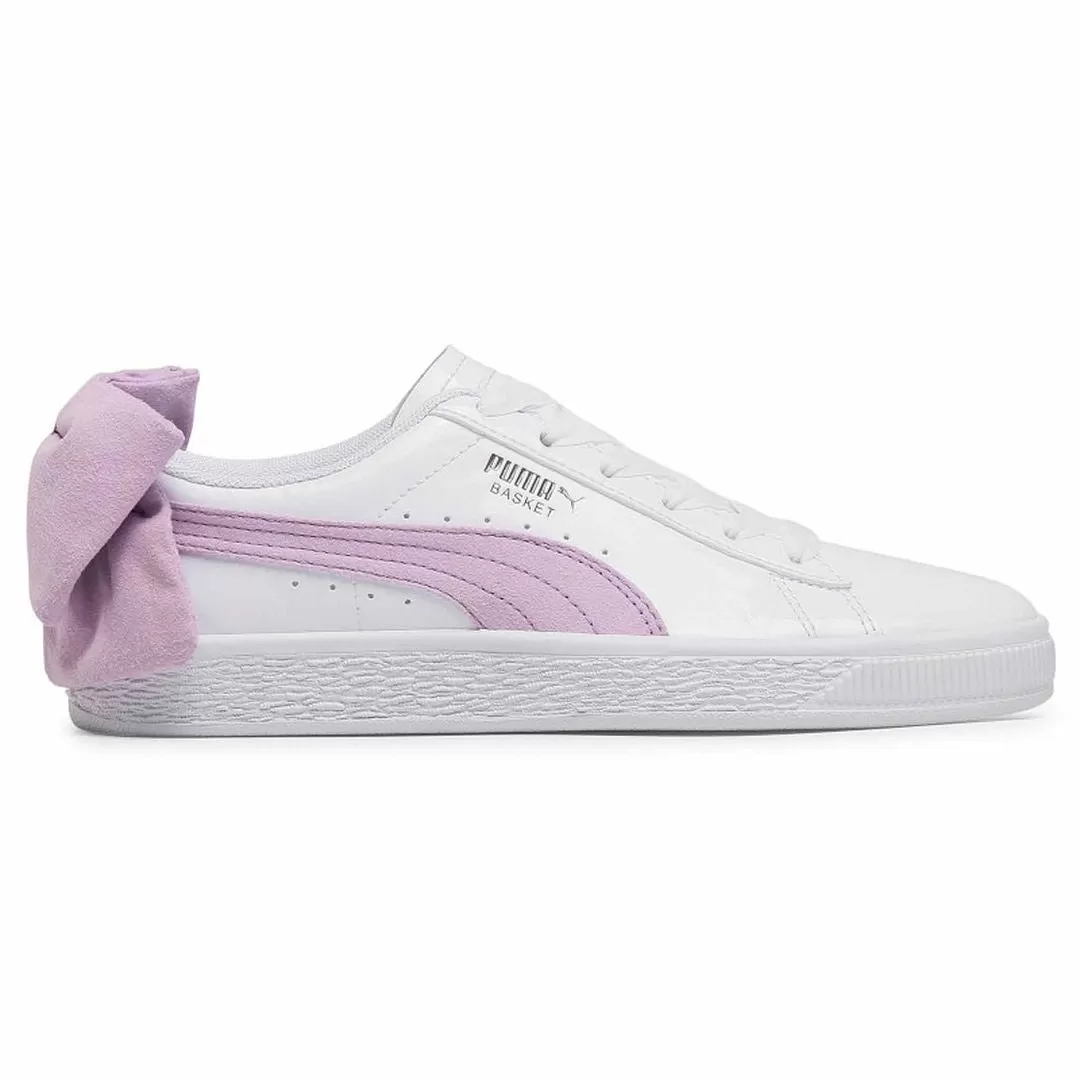 Puma Basket Bow White Womens Trainers