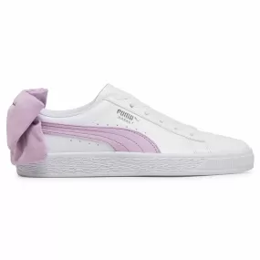 Puma Basket Bow White Womens Trainers