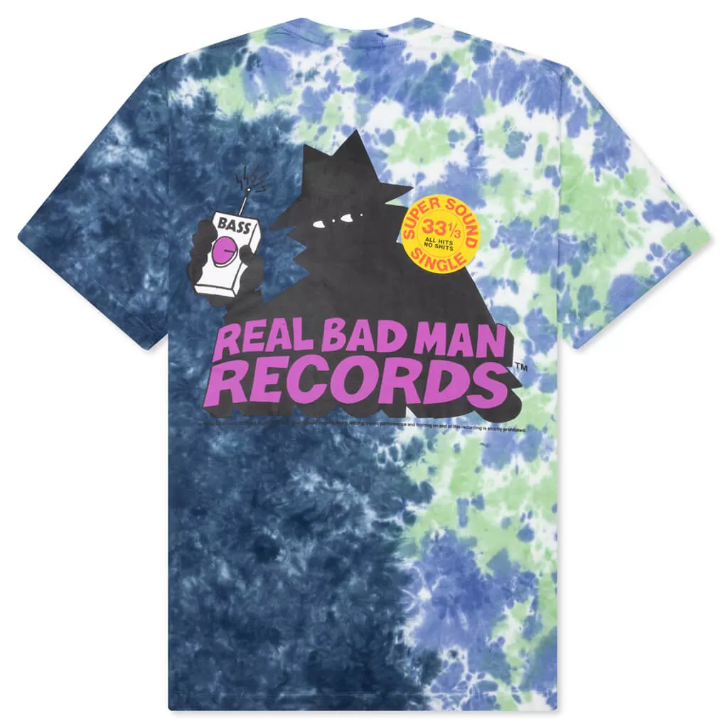 Records S/S Tee - Blue Corral