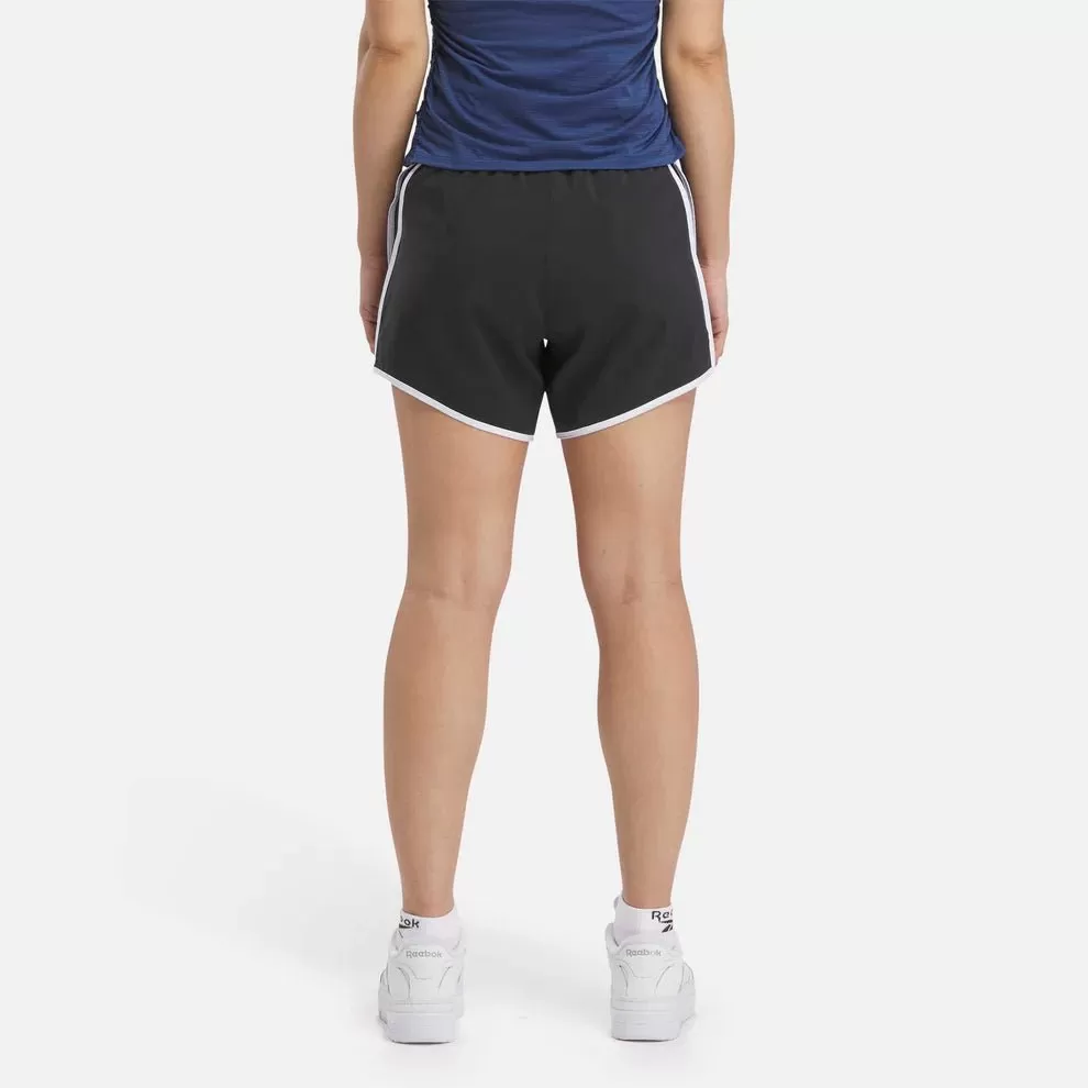 REEBOK WOMEN'S ID TRAIN WOVEN BLACK SHORTS