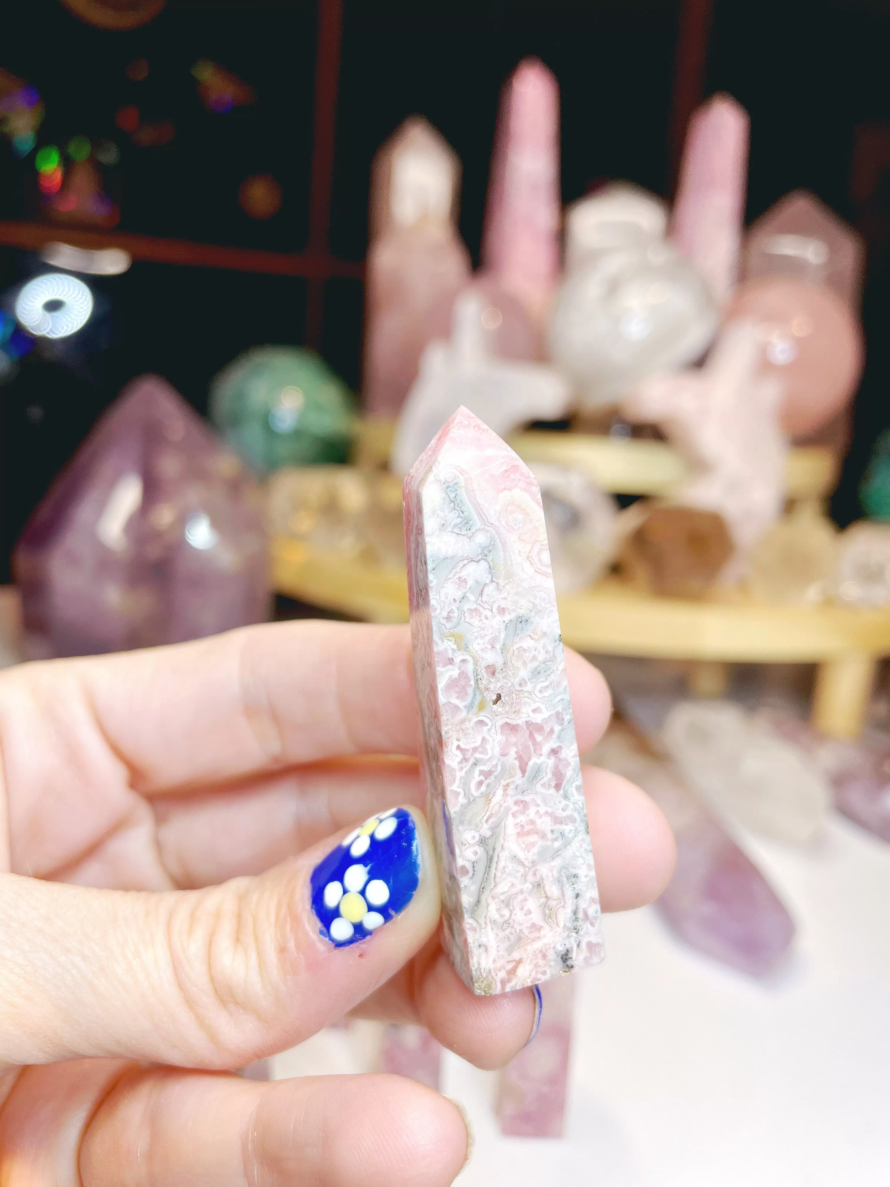 Rhodochrosite Obelisk