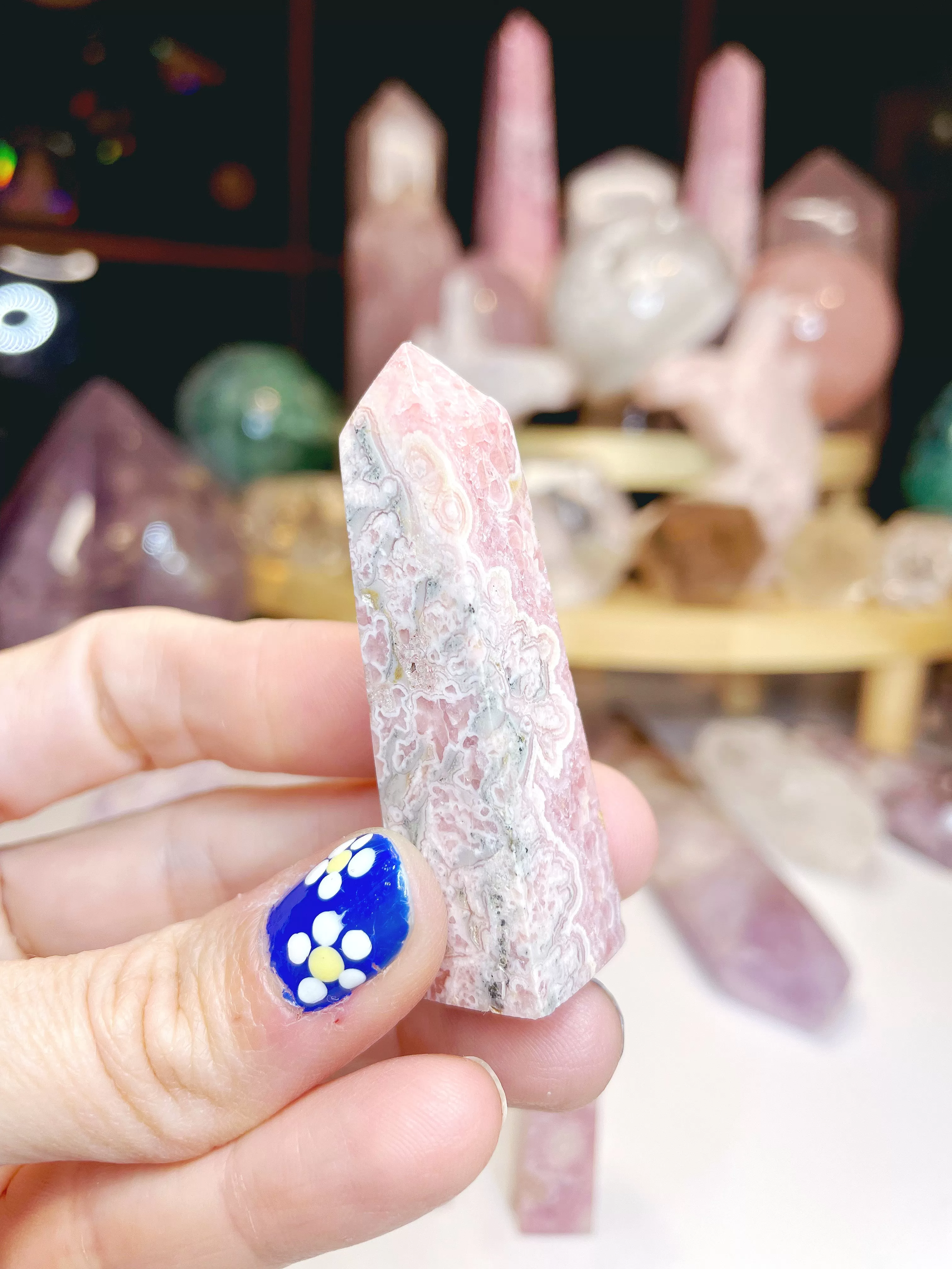 Rhodochrosite Obelisk