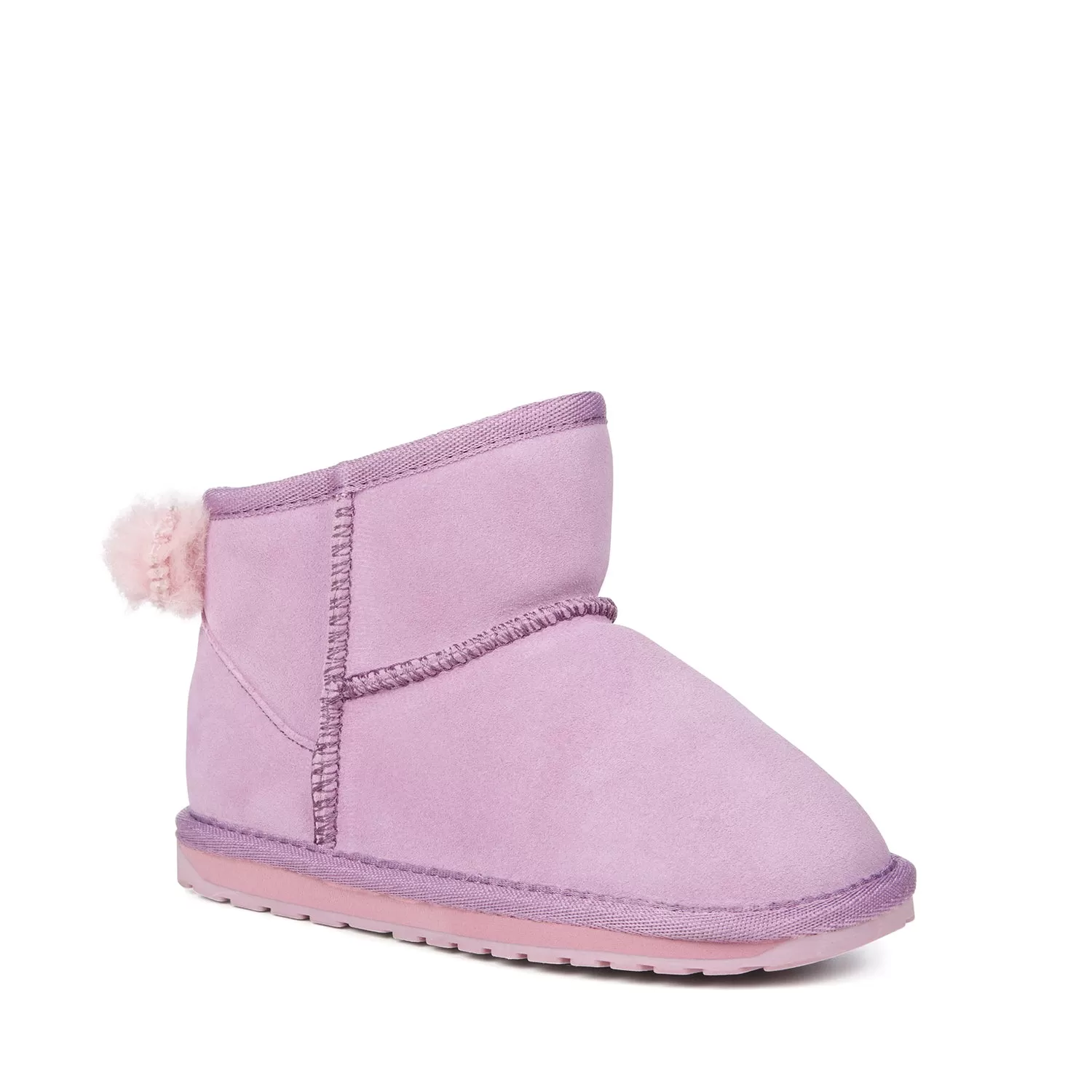 Rigel Kid's Mini Sherpa Boot - Mauve Mist