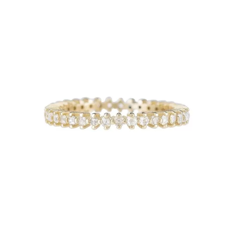 Rose Cut Eternity Band