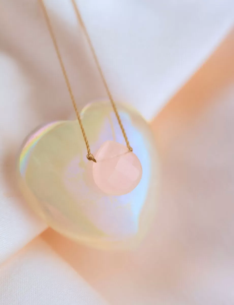 Rose Quartz Soul-Full of Light Necklace for Survivor