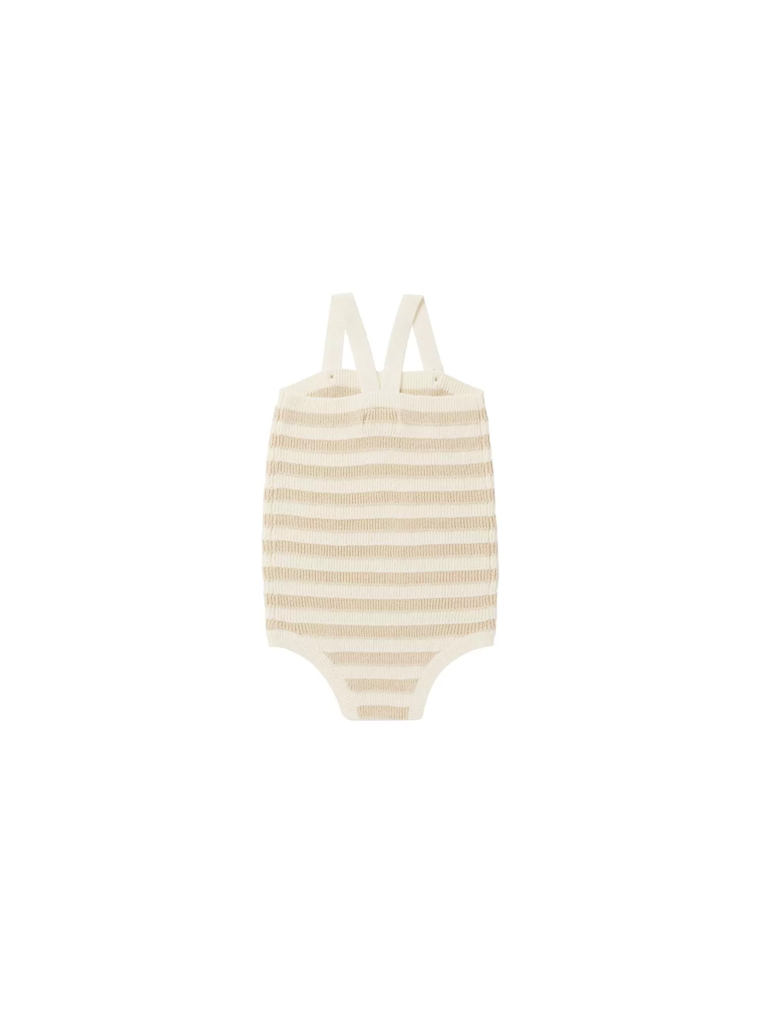 Rylee & Cru - Sand Stripe Knit Baby Romper