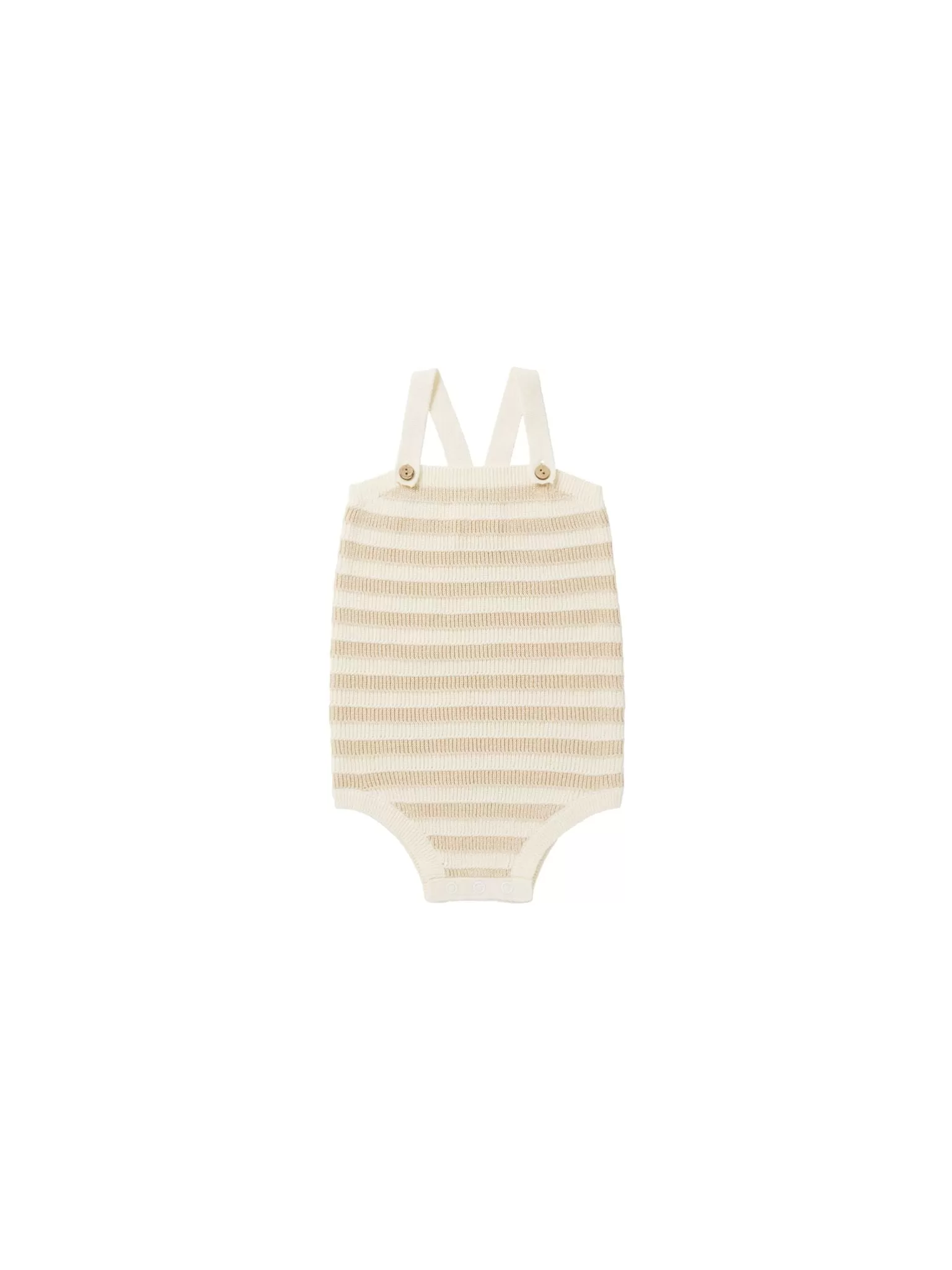 Rylee & Cru - Sand Stripe Knit Baby Romper