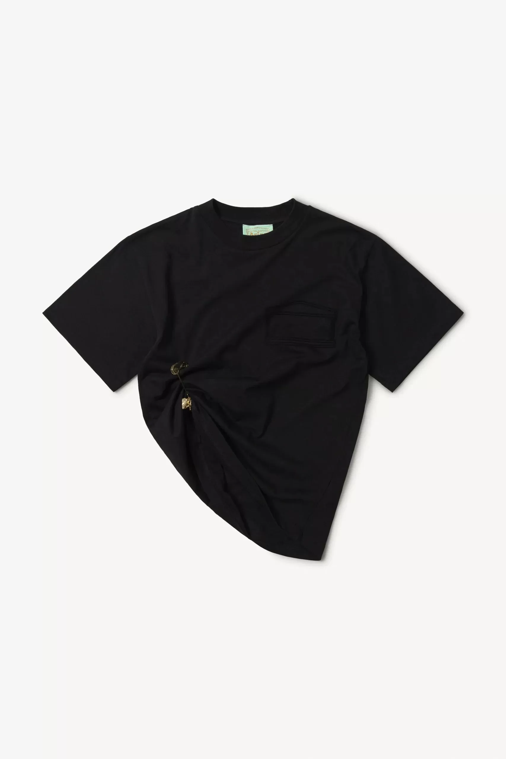 Safety Pin Tee | Black