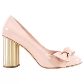 Salvatore Ferragamo Light Pink Patent Pumps - 7.5