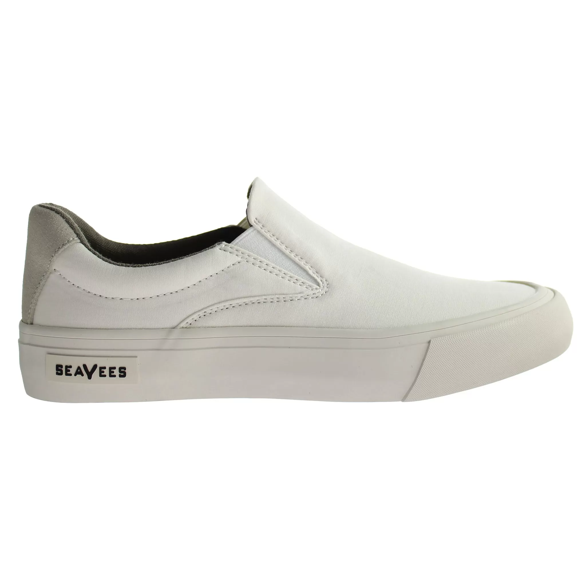 Seavees Hawthrone Slip On Standard Bleach Poplin Twill Off White Womens Shoes