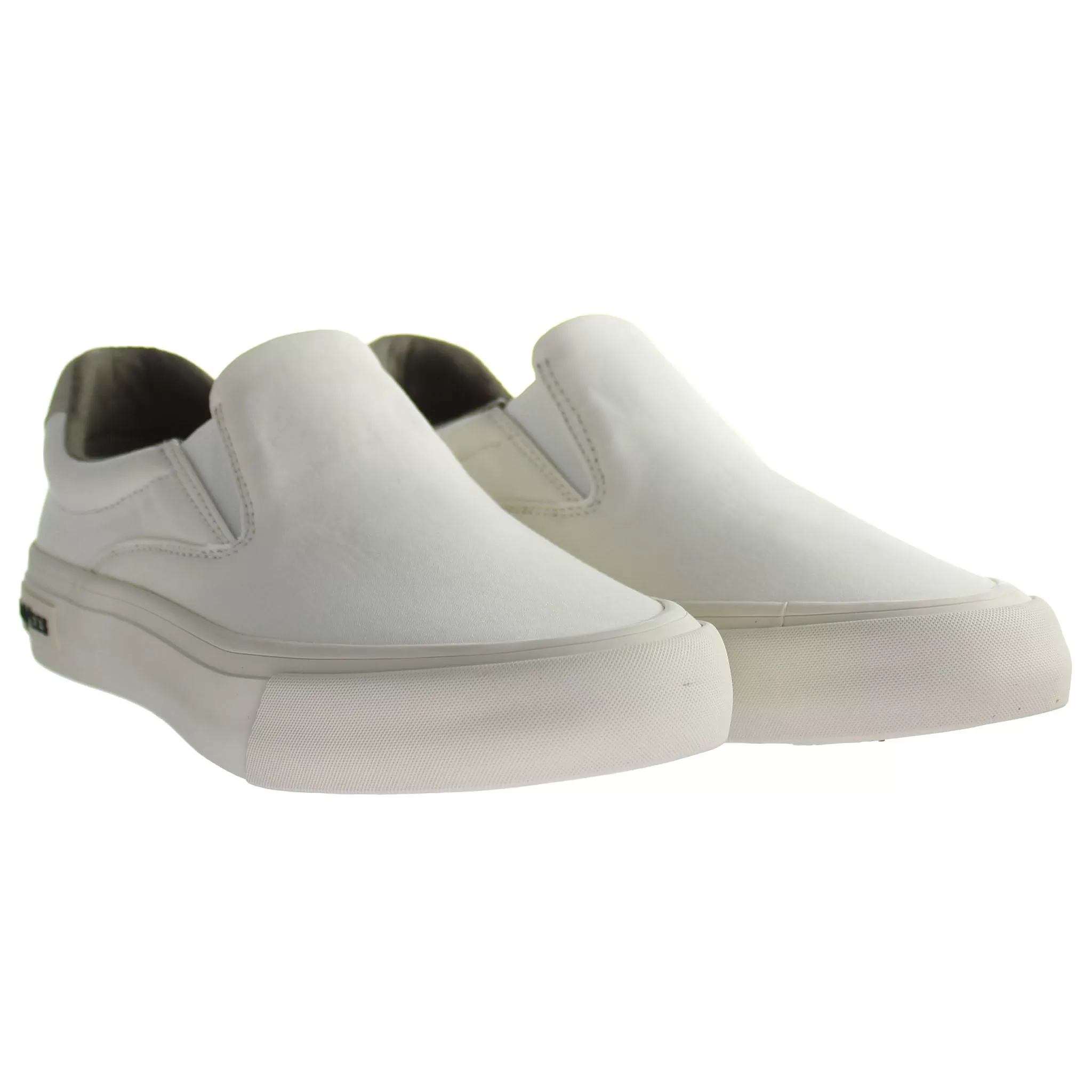 Seavees Hawthrone Slip On Standard Bleach Poplin Twill Off White Womens Shoes