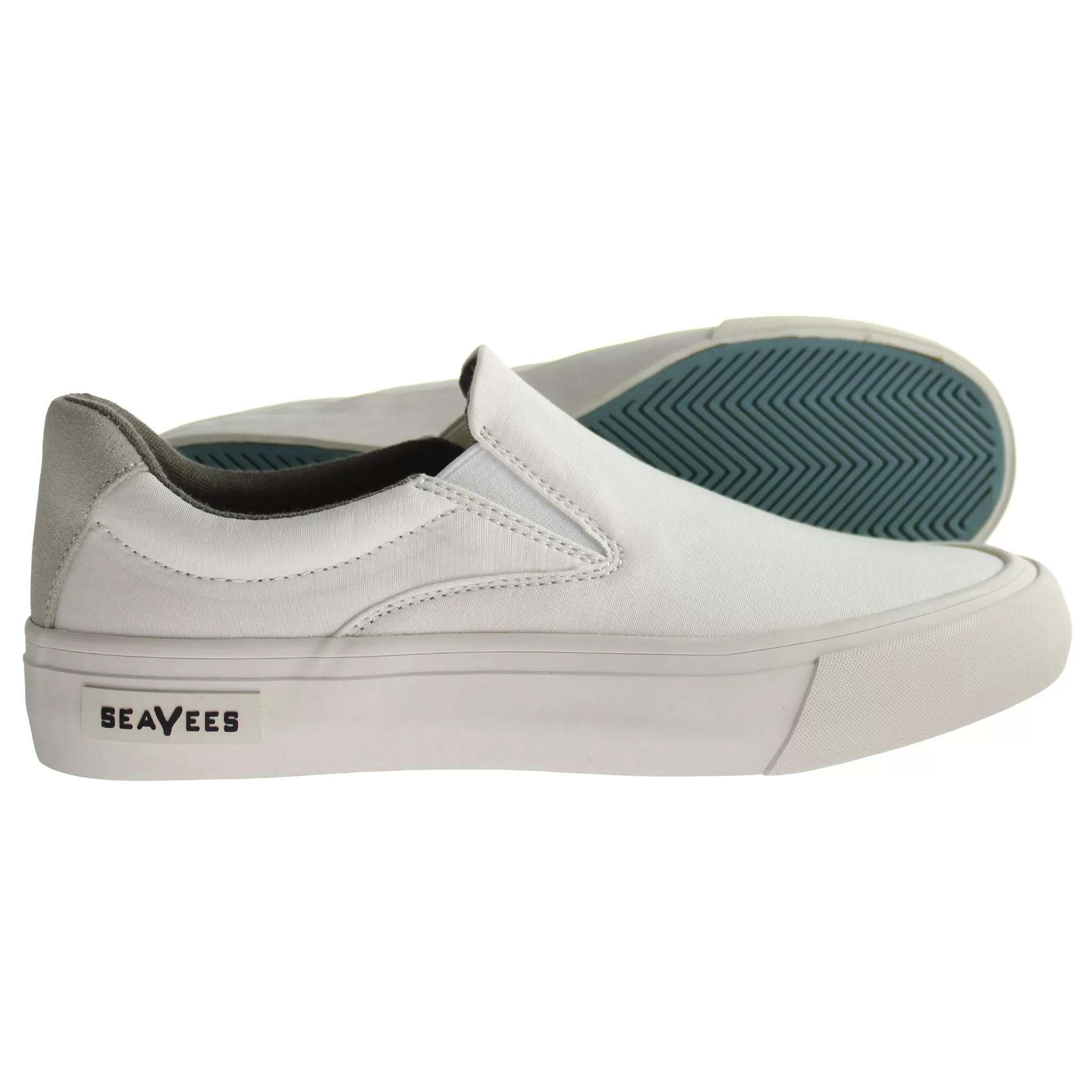 Seavees Hawthrone Slip On Standard Bleach Poplin Twill Off White Womens Shoes