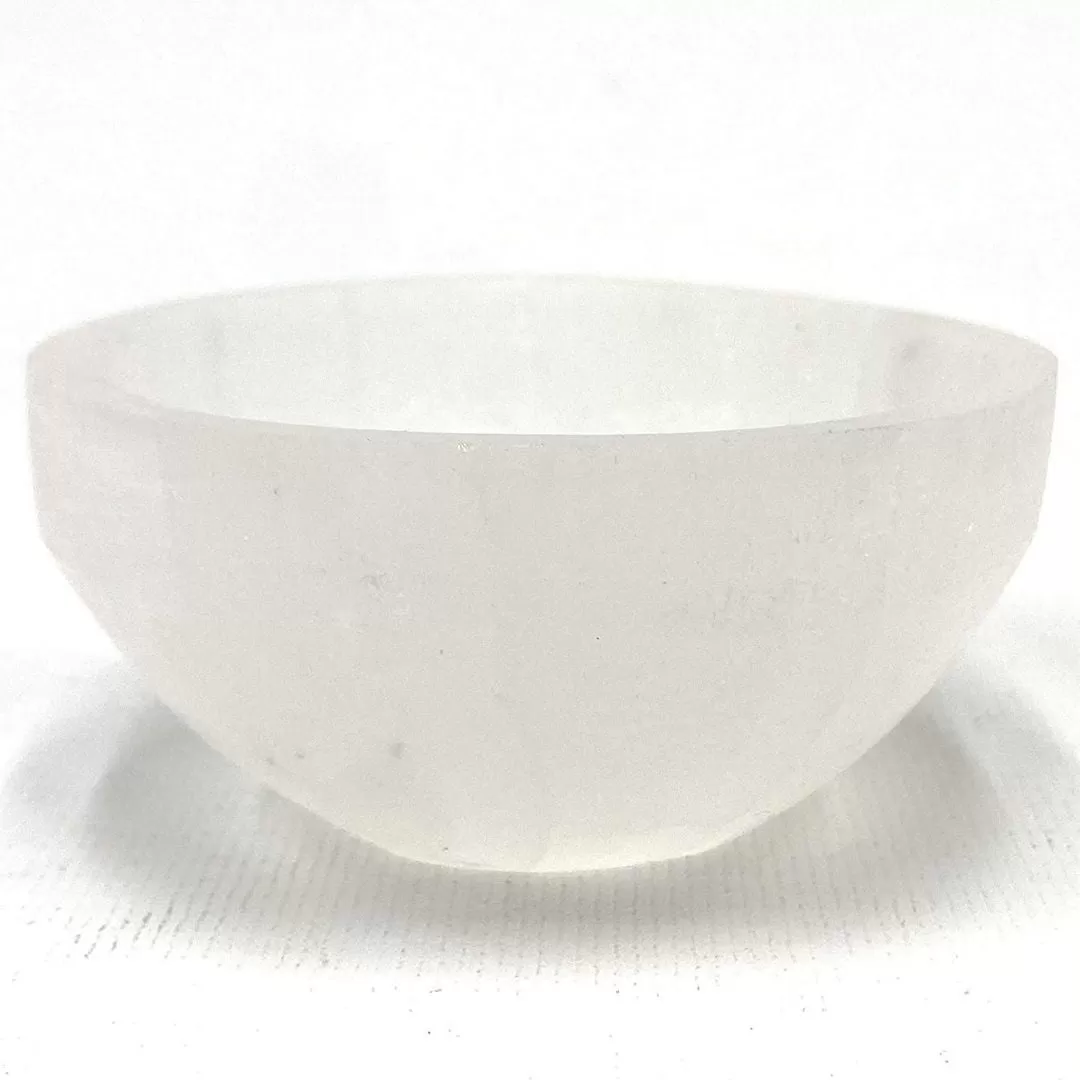 Selenite Bowl for Crystal Cleansing and Charging