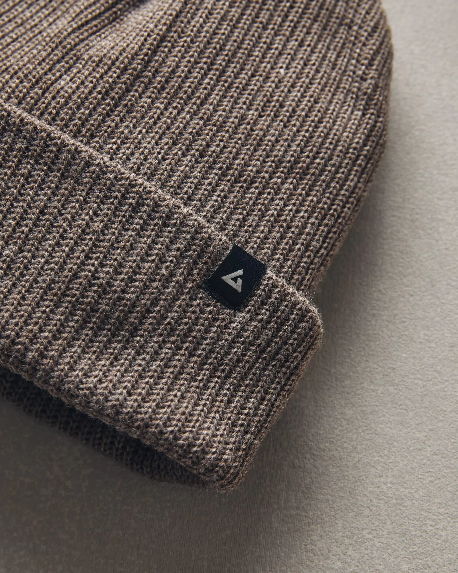 Shop Beanie - Brown Heather