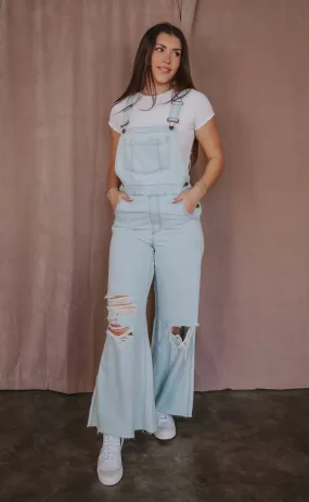 show me your mumu: trenton overalls faded indigo