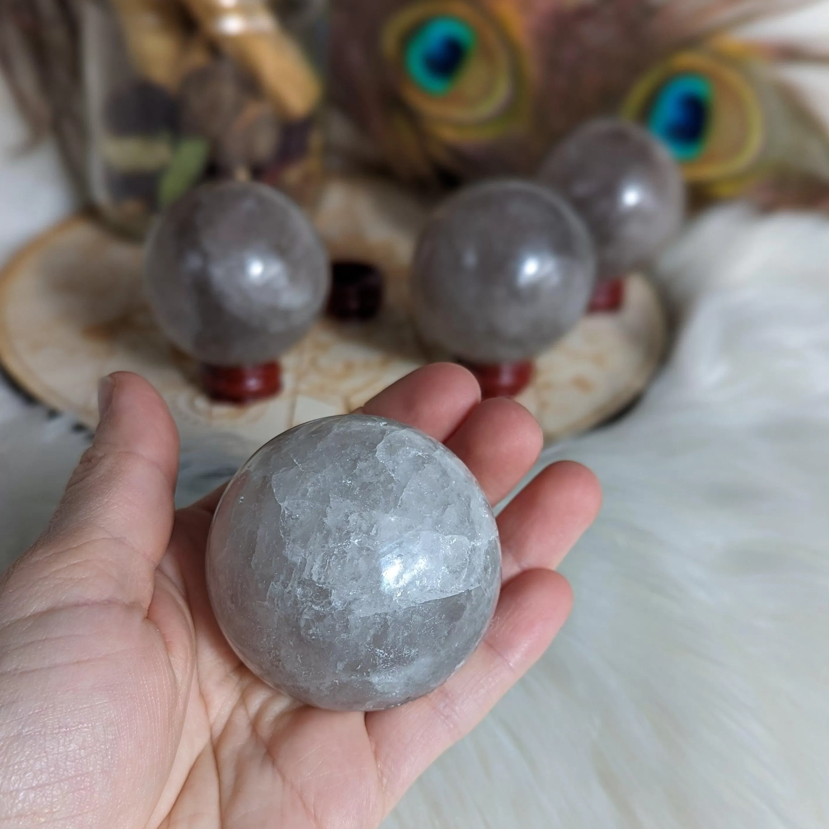 Smoky Quartz Protection Sphere