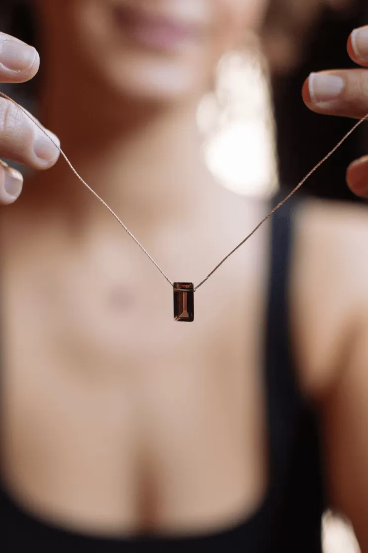 Smoky Quartz Refined Necklace for Release