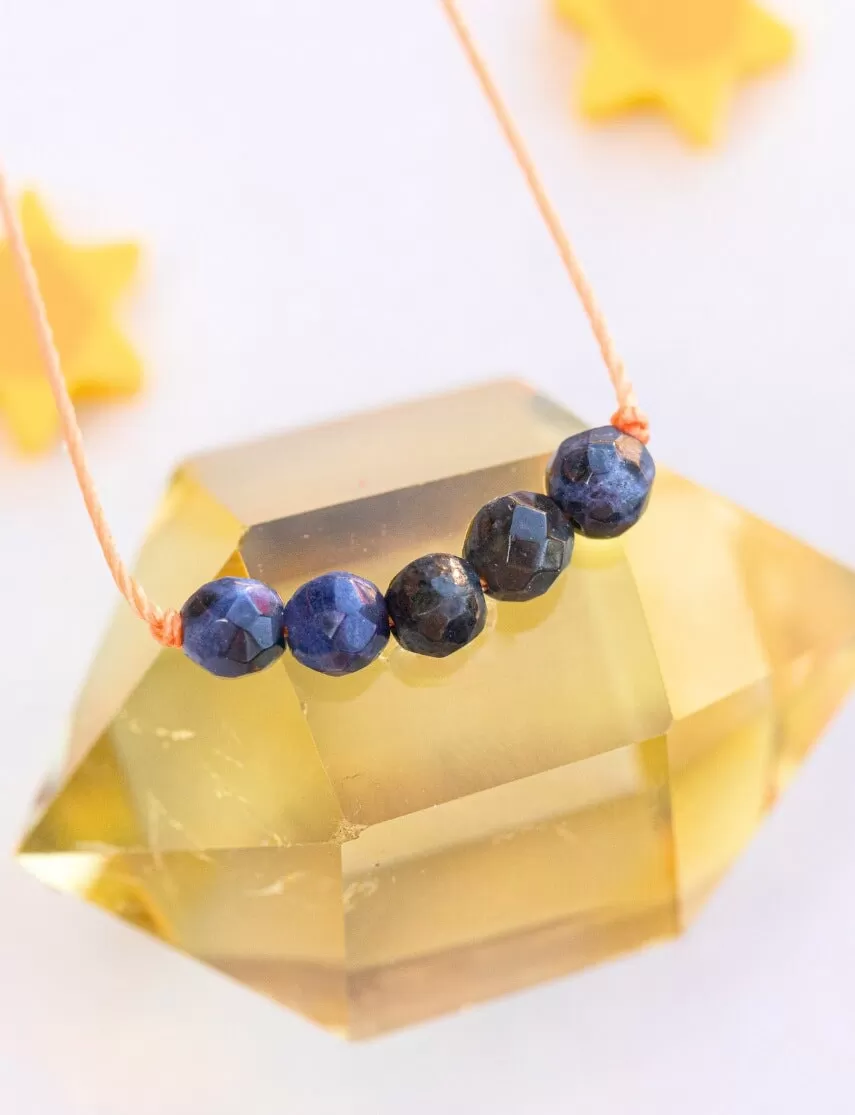 Sodalite Little Wishes KIDS Necklace for Confidence