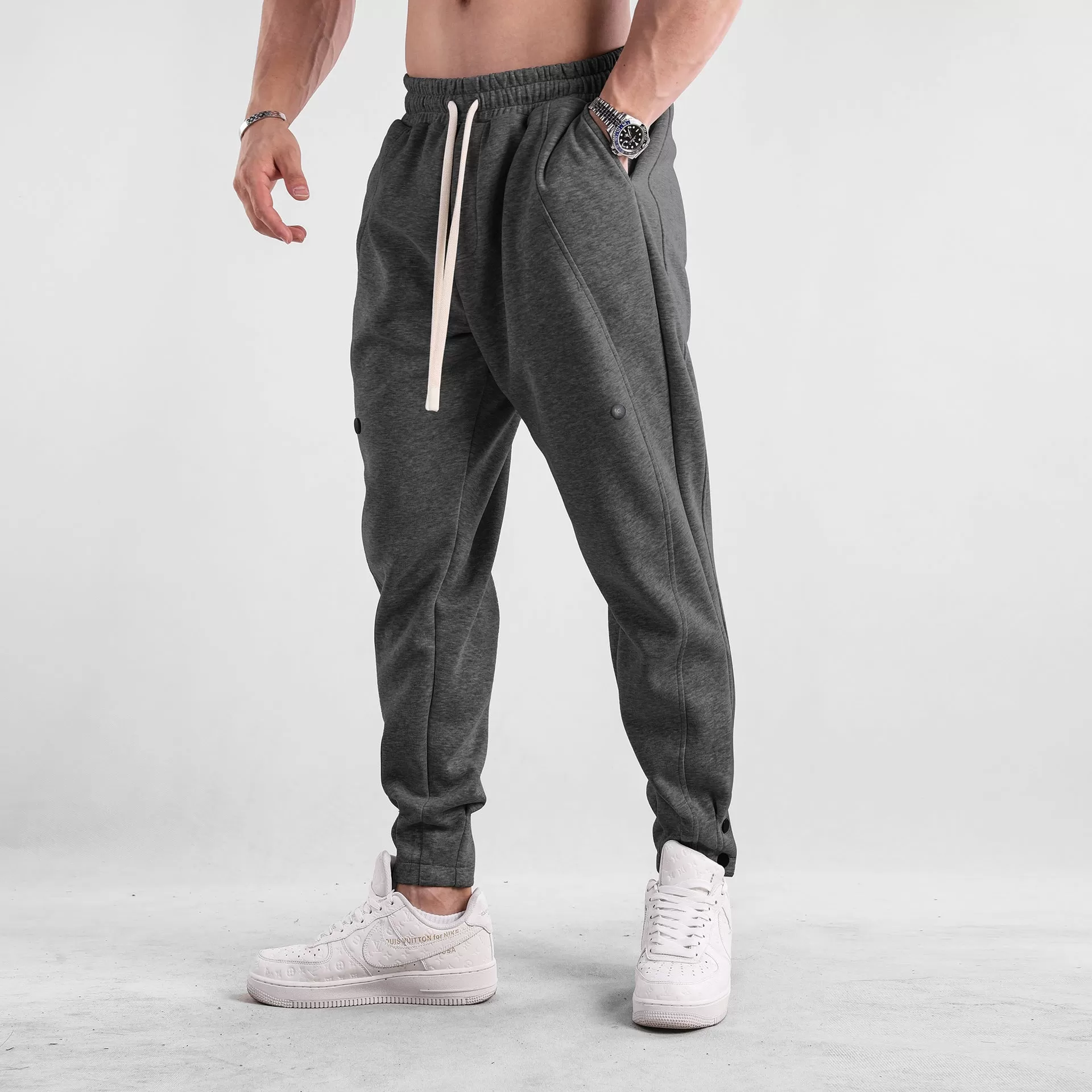 Solid Color Closed Bottom Drawstring Joggers (7 Colors)