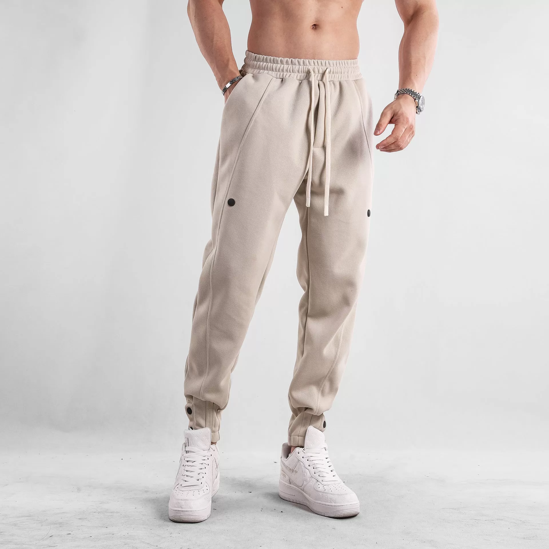 Solid Color Closed Bottom Drawstring Joggers (7 Colors)