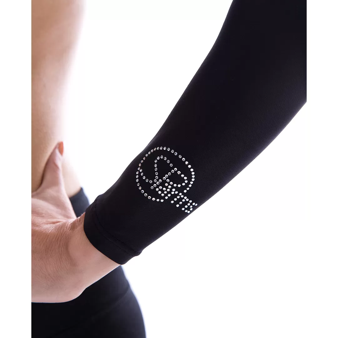 SP Arms - Shoulder Wrap (UV Sleeves) - Crystal logo [Black]