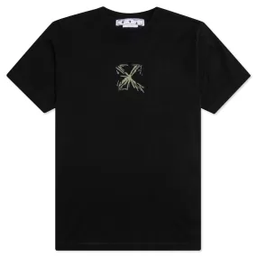 Splashy Arr Slim S/S Tee - Black/Beige