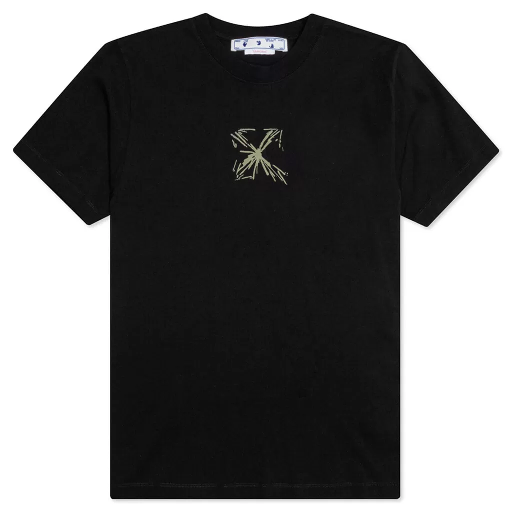 Splashy Arr Slim S/S Tee - Black/Beige