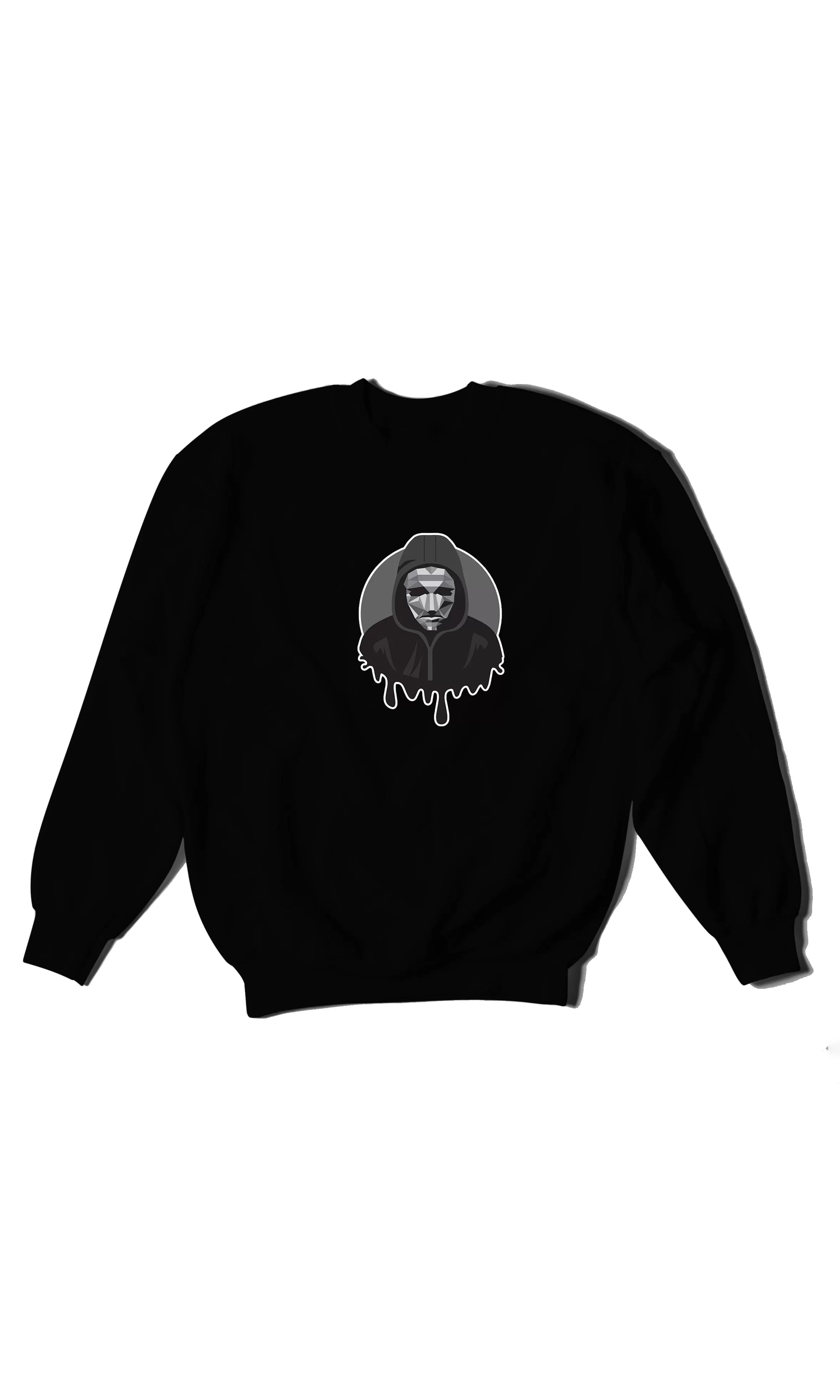 Squid Game Frontman - Digital Graphics Basic Sweat Shirt Black