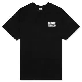 Stickered S/S Tee - Black