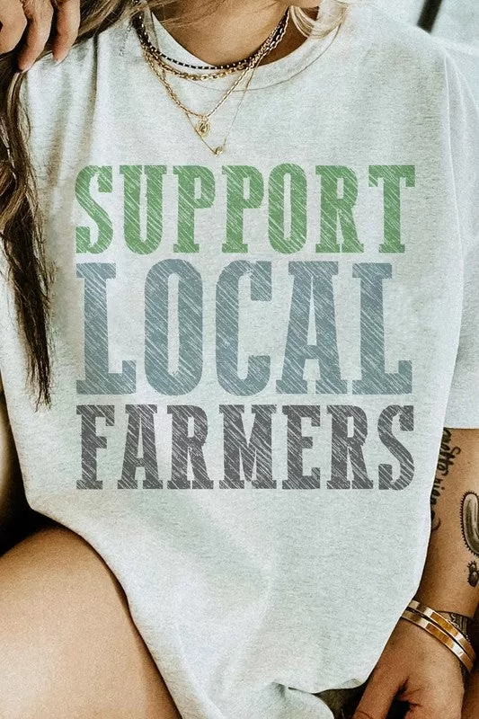 SUPPORT LOCAL FARMERS GRAPHIC TEE