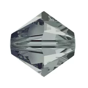 Swarovski 4mm Bicone - Black Diamond (10 Pack) XILION