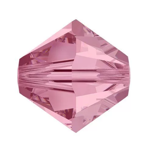 Swarovski 4mm Bicone - Light Rose Satin (10 Pack) XILION