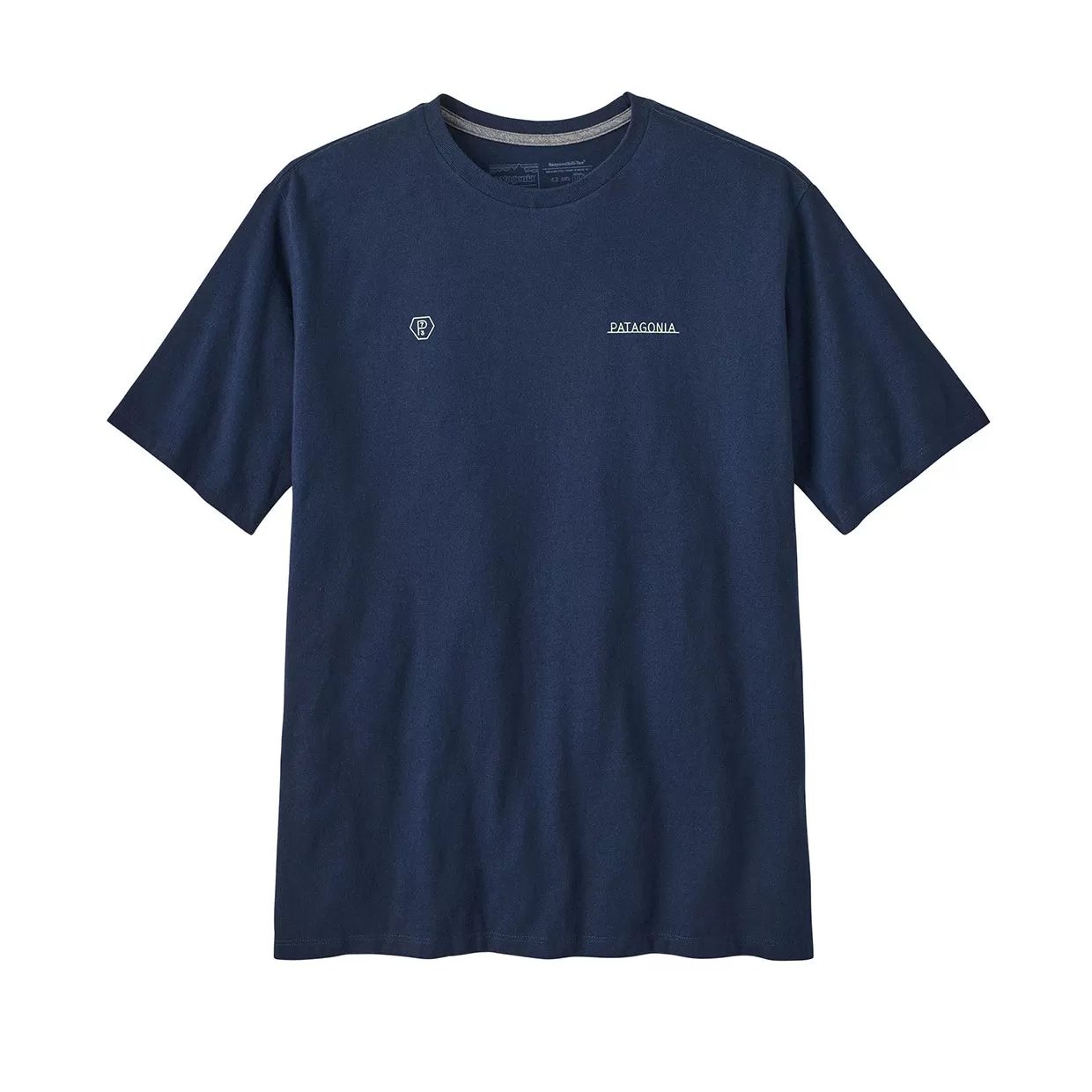 T-shirt Uomo Patagonia Forge Mark Responsibili-Tee Blu