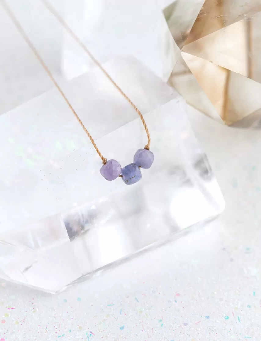 Tanzanite December Birthstone Necklace