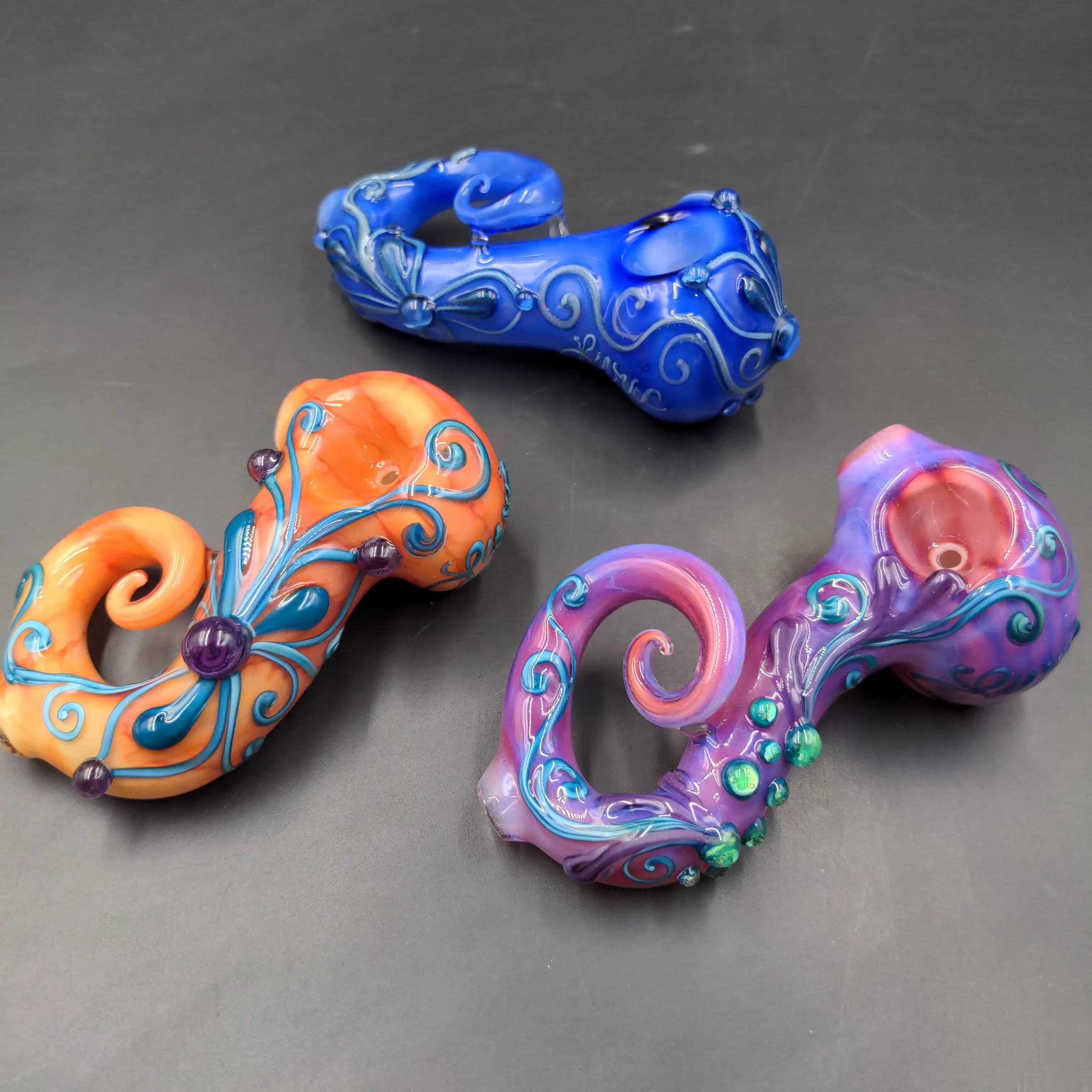 Tentacle Flower Hand Pipes by Lyric