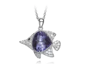 The fantasy amethyst fish necklace