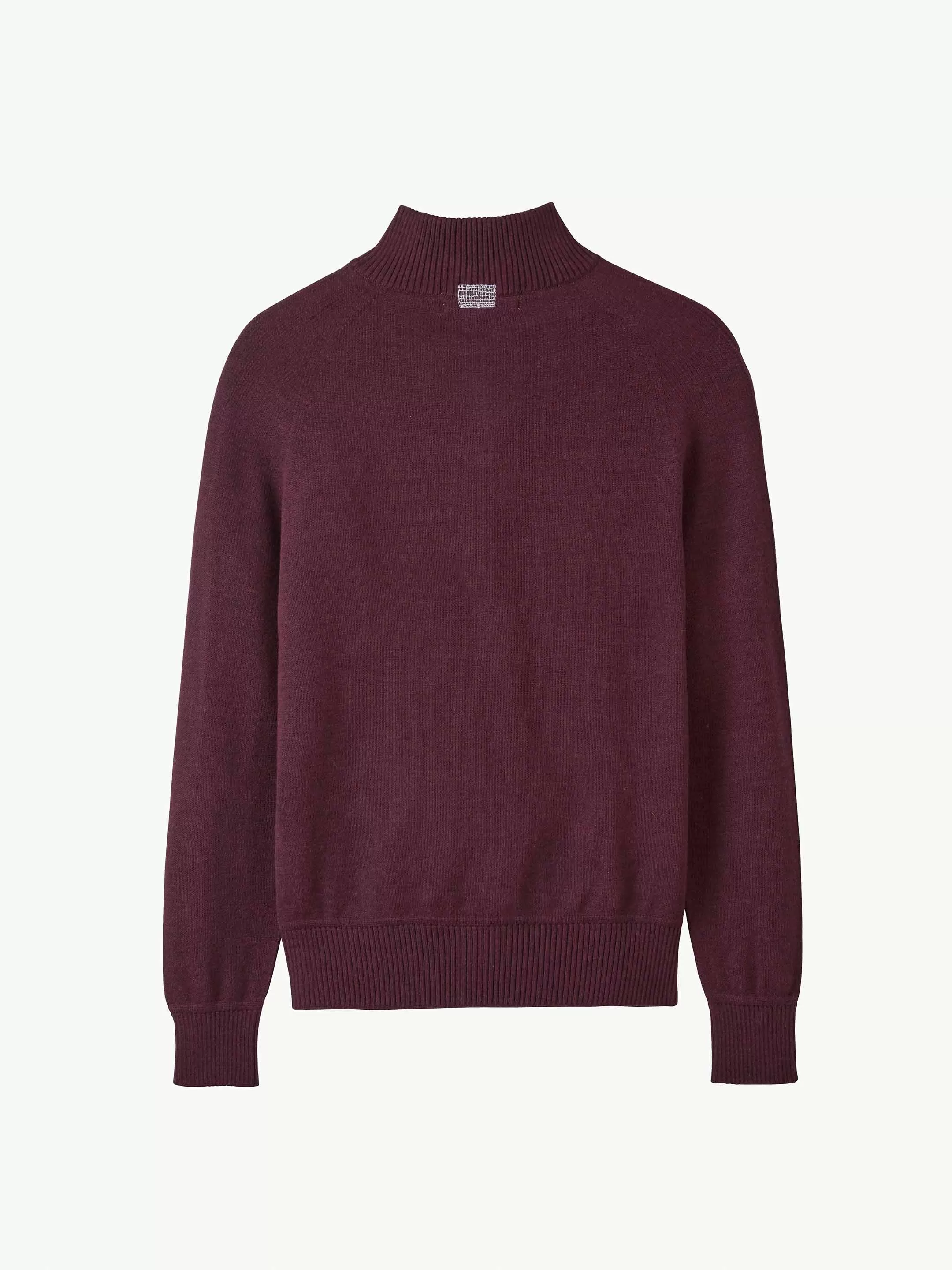 The Half Zip - Konini Burgundy