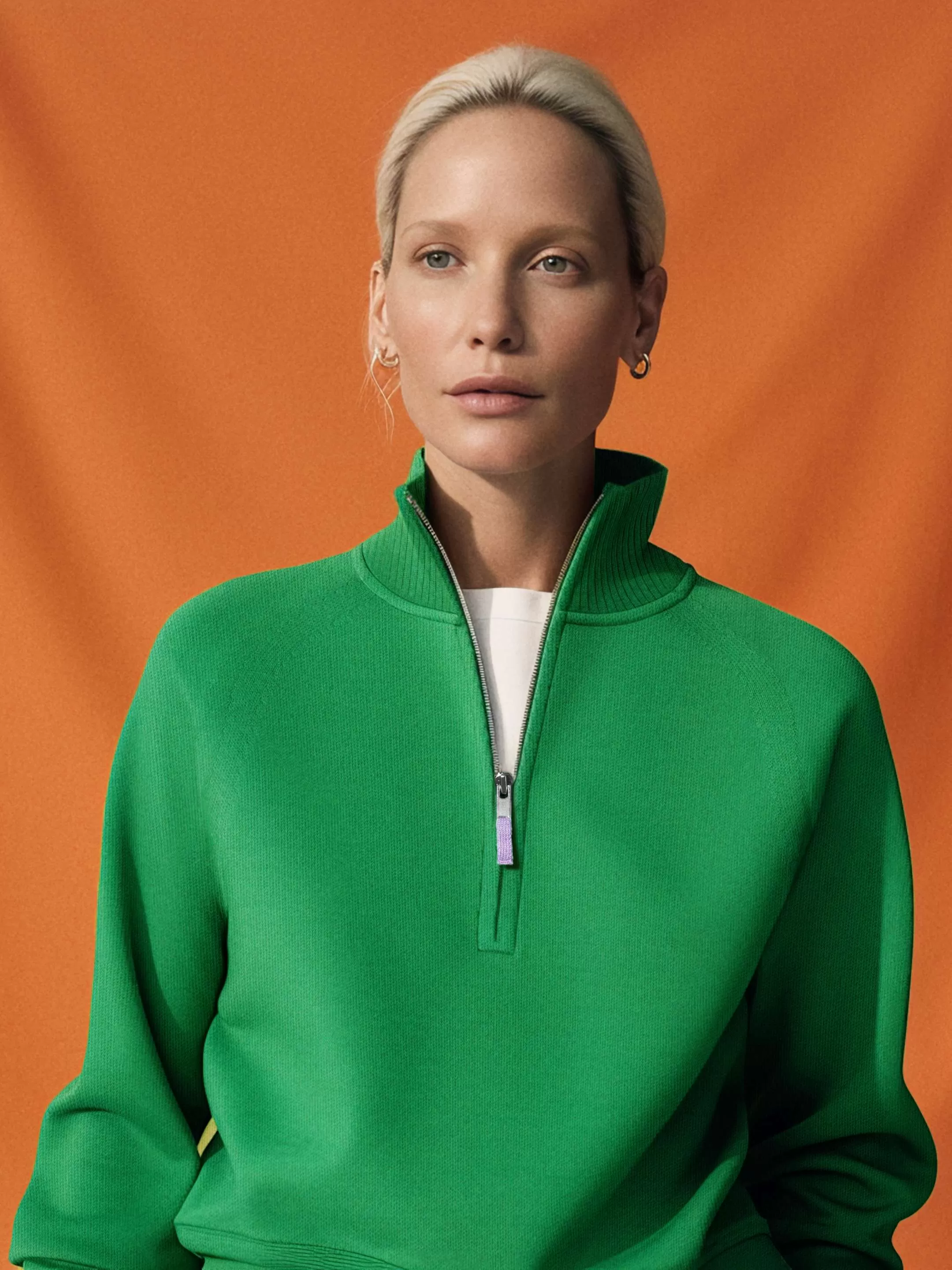 The Half Zip - Pippin Green