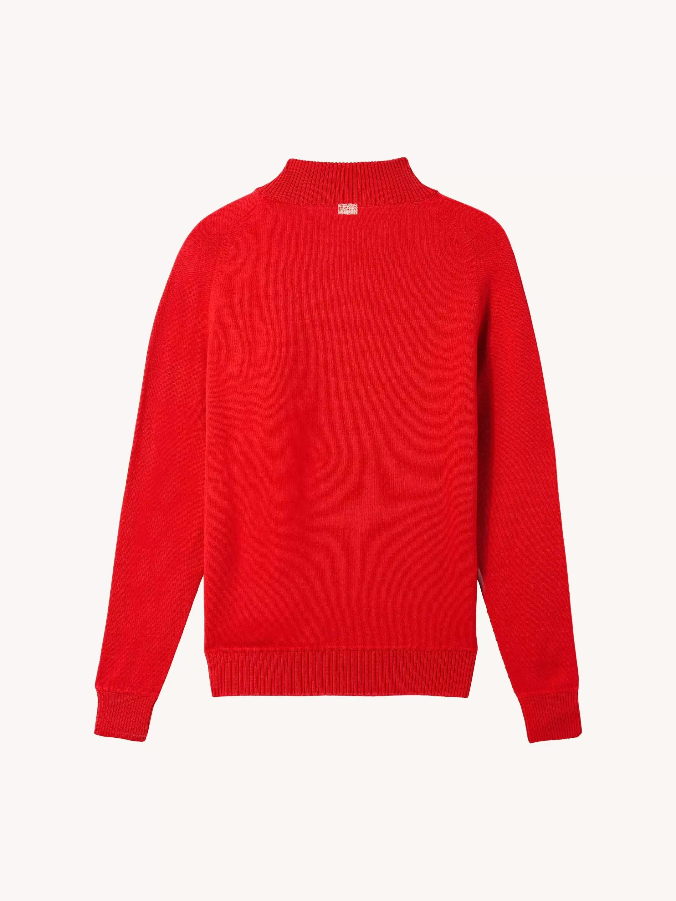 The Half Zip - Poppy Red