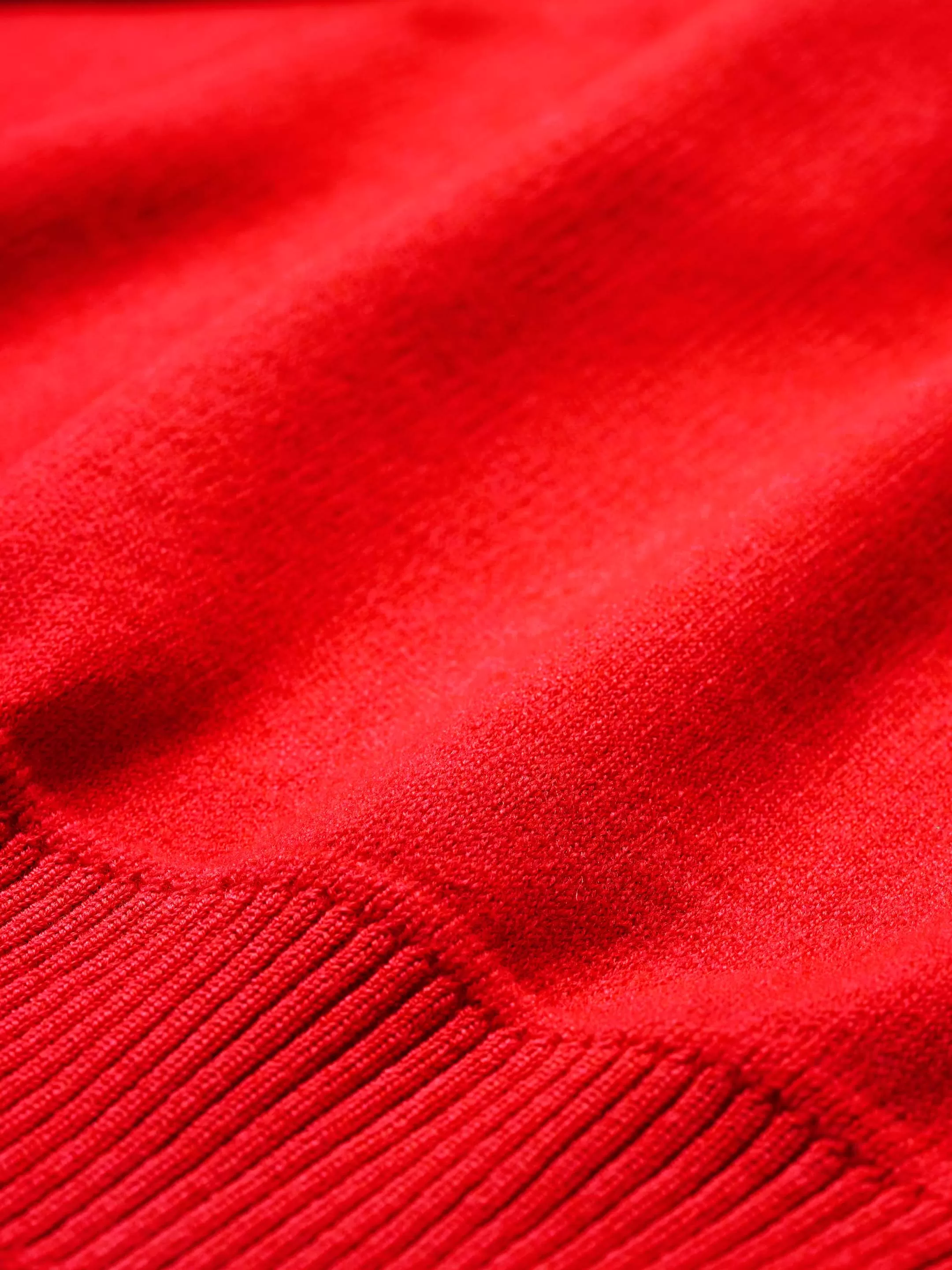 The Half Zip - Poppy Red