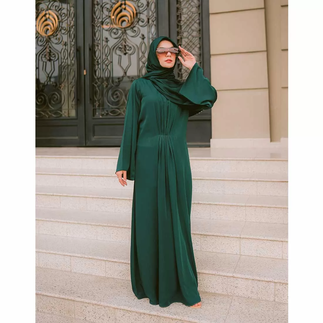 The Royal Abaya (Emerald Green)