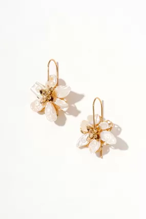 Thessalara Pearl 18k Gold Earrings