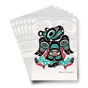 Thunderbird by the Sea & House Screen - Formline Art Cards