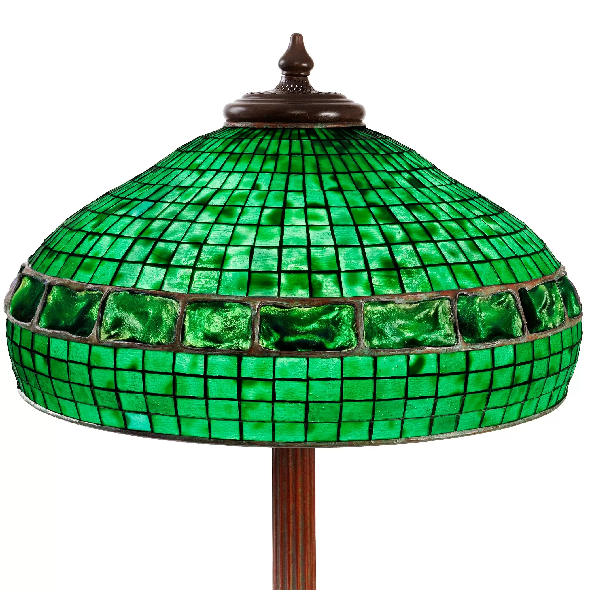 Tiffany Studios New York "Belted Turtleback" Table Lamp