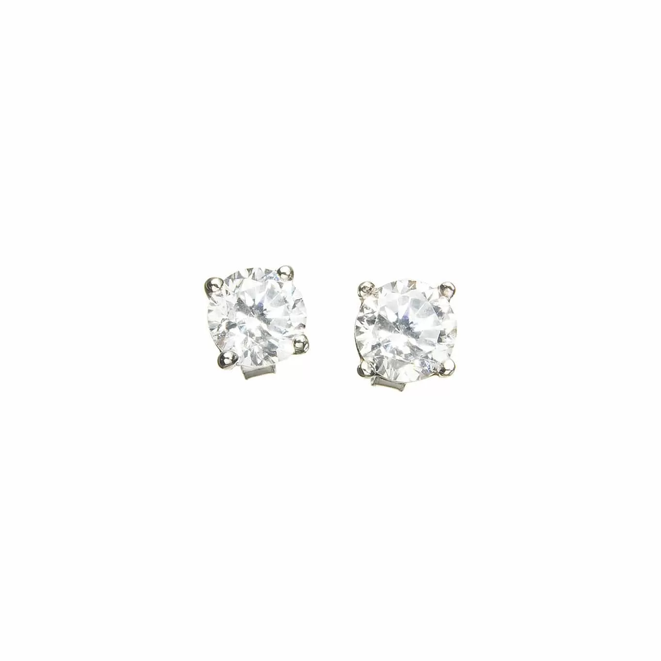 Tiny Diamond Stud Earrings, 2mm, 2.5mm, 3mm