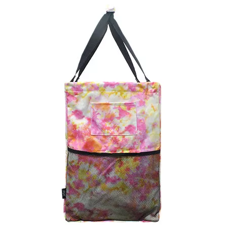 Tropical Tie Dye NGIL Mega Shopping Utility Tote Bag