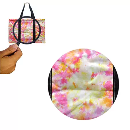 Tropical Tie Dye NGIL Mega Shopping Utility Tote Bag