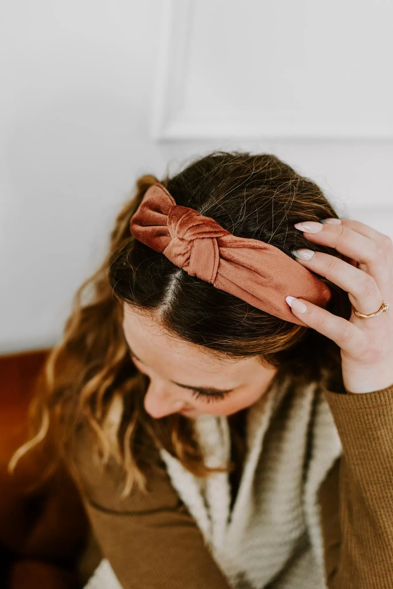 Velvet Twist Knot Headband