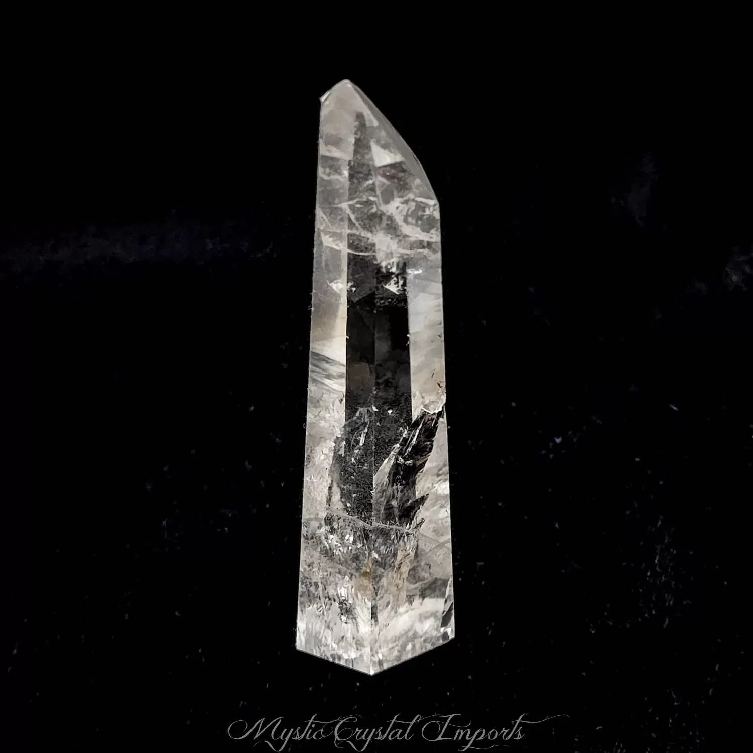 Very Clear Quartz Point- 4 Tall